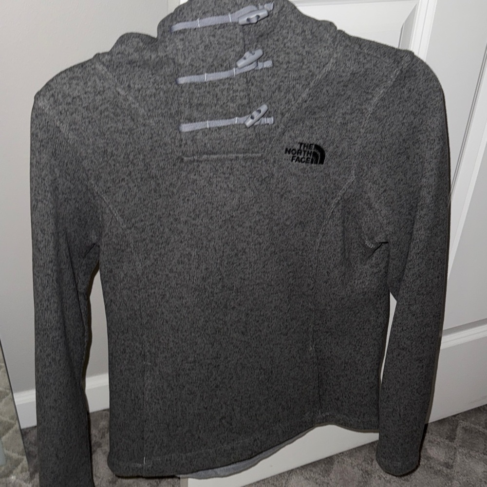 The North Face Charcoal Gray Fleece Jacket